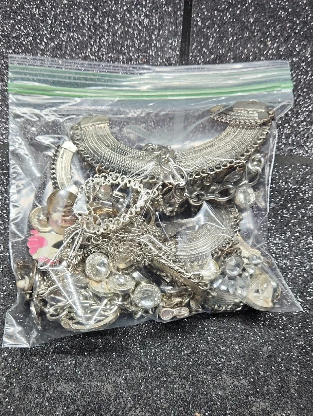 Silver-Tone Broken Or Missing Craft Bag